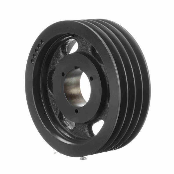 4 Groove Cast Iron Bushed Bore Multiple Sheave, 4TB94